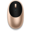 Satechi M1 Wireless Bluetooth Mouse, USB-C Rechargeable, Compact & Portable, for MacBook Air/Pro M4, iPad Air/Pro M4/M3, iPad mini, Mac mini, iMac & Windows - Space Gray - Gold
