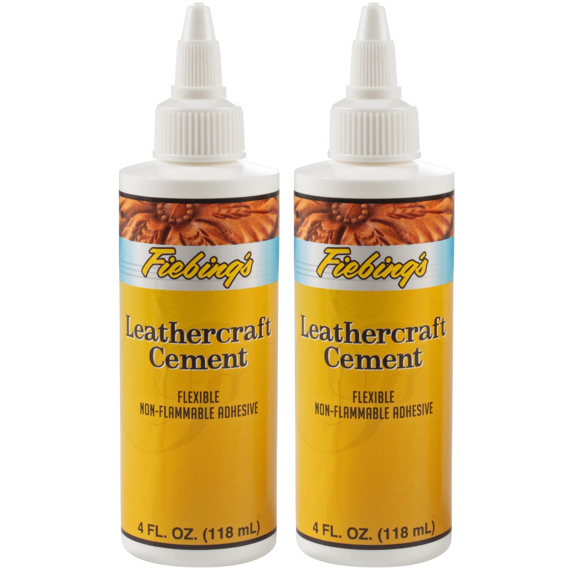 Buy now Fiebing's Leathercraft Cement - 4 oz Leather Glue Adhesive - Quick Drying, High Strength, Flexible, Permanent Bonding Leather Repair for Jackets, Shoes, Furniture, Purse - Non-Toxic & Non-Flammable 2 at indiglob india