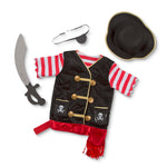 Buy now Melissa & Doug Pirate Role Play Costume Dress-Up Set With Hat, Sword, and Eye Patch at indiglob india