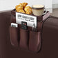 Houseables Armchair Caddy, Recliner Accessories, Armrest Organizer, Arm Chair Caddy, Sofa Armrest Organizer, Remote Control Holder for Recliner, Couch Pocket, Sofa Side Storage, Couch Pouch, Brown