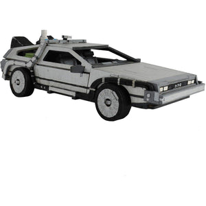 Back to The Future DeLorean 3D Wood Puzzle & Model Figure Kit (154 Pcs) Build & Paint Your Own 3-D Time Machine Car Replica Toy, No Glue Required - Gift for Kids, Teens, Adults & Fan of the Movie(10+)