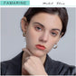 FAMARINE Clip on Earrings for Women, Chunky Chunky Tube Hoop Clip Earrings No Piercing Earrings