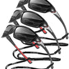 FAGUMA Sports Polarized Sunglasses For Men Cycling Driving Fishing UV400 Protection - 05 Black+black+black(3 Pack)