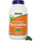 NOW Foods Supplements, Certified Organic, Spirulina 1000 mg (Double Strength), Rich in Beta-Carotene (Vitamin A) and B-12 with naturally occurring GLA , 120 Tablets