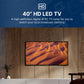 Buy now Emerson ETD-4050 40" Class LED HDTV with Built-in DVD Player, 1080p Full HD, HDMI/USB Inputs, Digital Tuner, Slim Design, Wall Mountable, Energy Efficient, and Parental Control Features at indiglob india