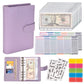 Buy now NICOOTHBudget Binder Cash Envelopes A6 Money Saving Binder with Zipper envelopes (Purple) Purple at indiglob india