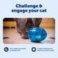 Buy now PetSafe FUNkitty Egg-Cersizer - Cat Toy - Slow-Feeder for Cats to Slow Down & Reduce Aggressive Eating - Durable Multi-Functional Enrichment Toy for Improved Digestion & Exercise at indiglob india