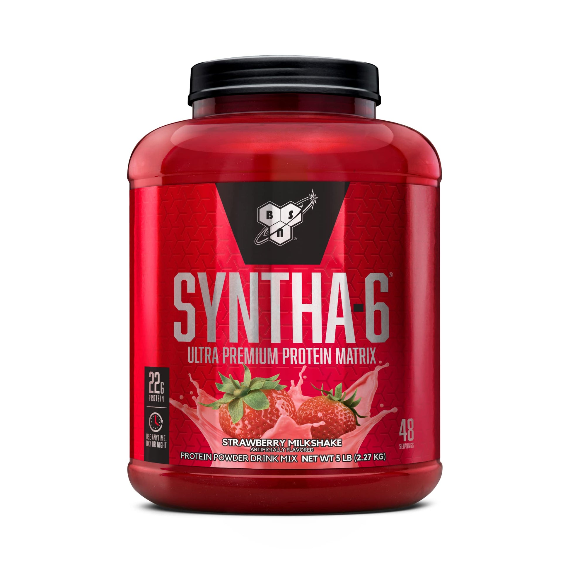 Buy now BSN SYNTHA-6 Whey Protein Powder with Micellar Casein, Chocolate Milk Protein Isolate Powder, Chocolate Milkshake, 97 Servings (Package May Vary) Strawberry Milkshake 5 Pound (Pack of 1) at indiglob india