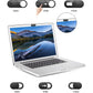 Laptop Camera Cover Slide, Phone Camera Cover Slide, 6 Pack Ultra Thin Webcam Cover Slide for Laptop, Desktop, PC, Tablet, Smartphone, Protect Your Privacy and Security(Black)