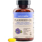 NatureWise Flaxseed Oil 1200 mg, Fish Free Omega 3 6 9 with 720mg ALA, Dietary Supplement for Heart Health Support - Organic, Cold Pressed, Non-GMO - 120 Softgels[4-Month Supply]