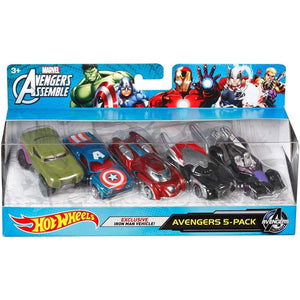 Hot Wheels Marvel Avengers Assemble Avengers 5-Pack [Amazon Exclusive]