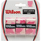 Wilson Profile Tennis Overgrip - 3 Pack, Pink