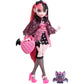 Monster High Doll, Draculaura with Pink & Black Hair in Signature Look with Fashion Accessories & Pet Bat Count Fabulous