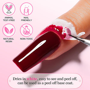 AIMEILI Latex Tape Skin Protector for Nail Art 15ml, Peel off Cuticle Guard for Stamping Nail Polish Barrier Manicure Cuticle for Women