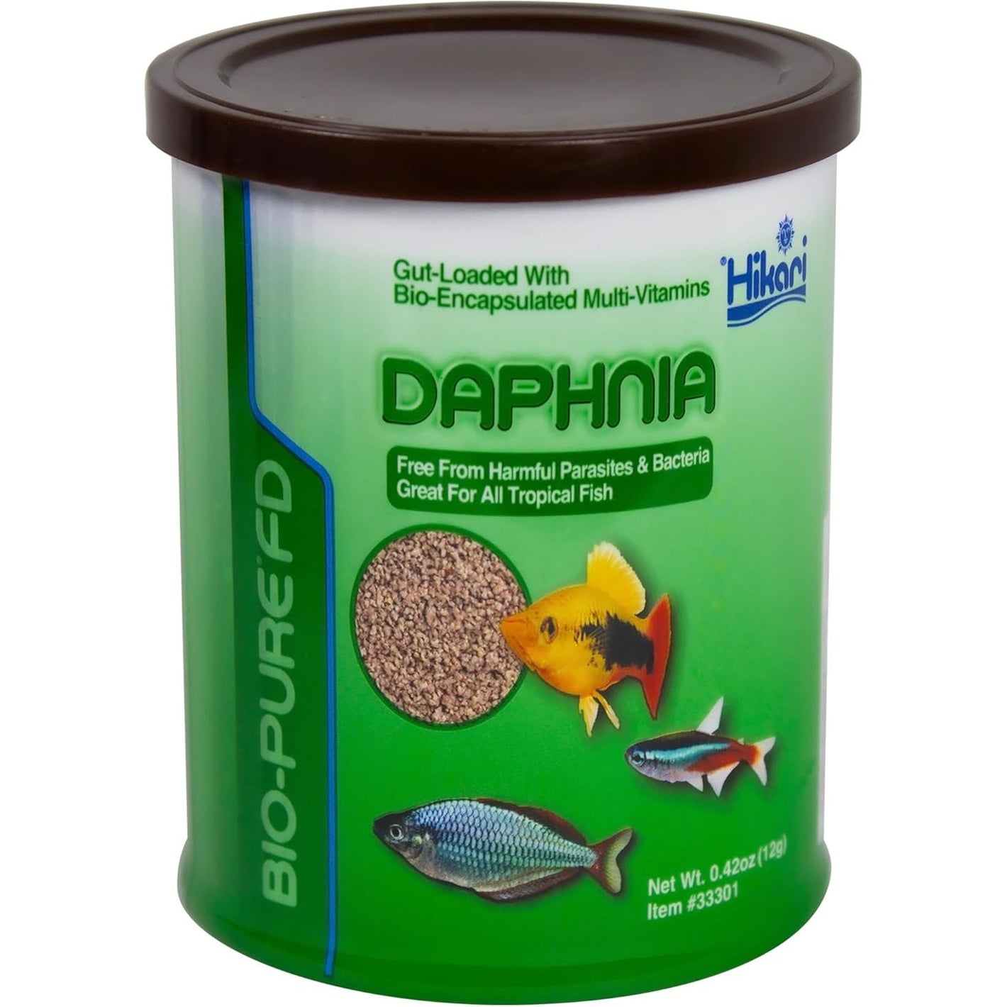 Hikari Bio-Pure Freeze Dried Daphnia for Pets, 0.42-Ounce