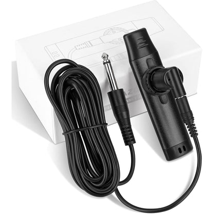 Kazoos with 5 extra Membranes, Metal Kazoo with Adjustable Tone for Guitar, Ukulele, Violin, Piano, Keyboard, Easy to Learn Musical Instruments for beginners/adults/Music Lovers. (black)