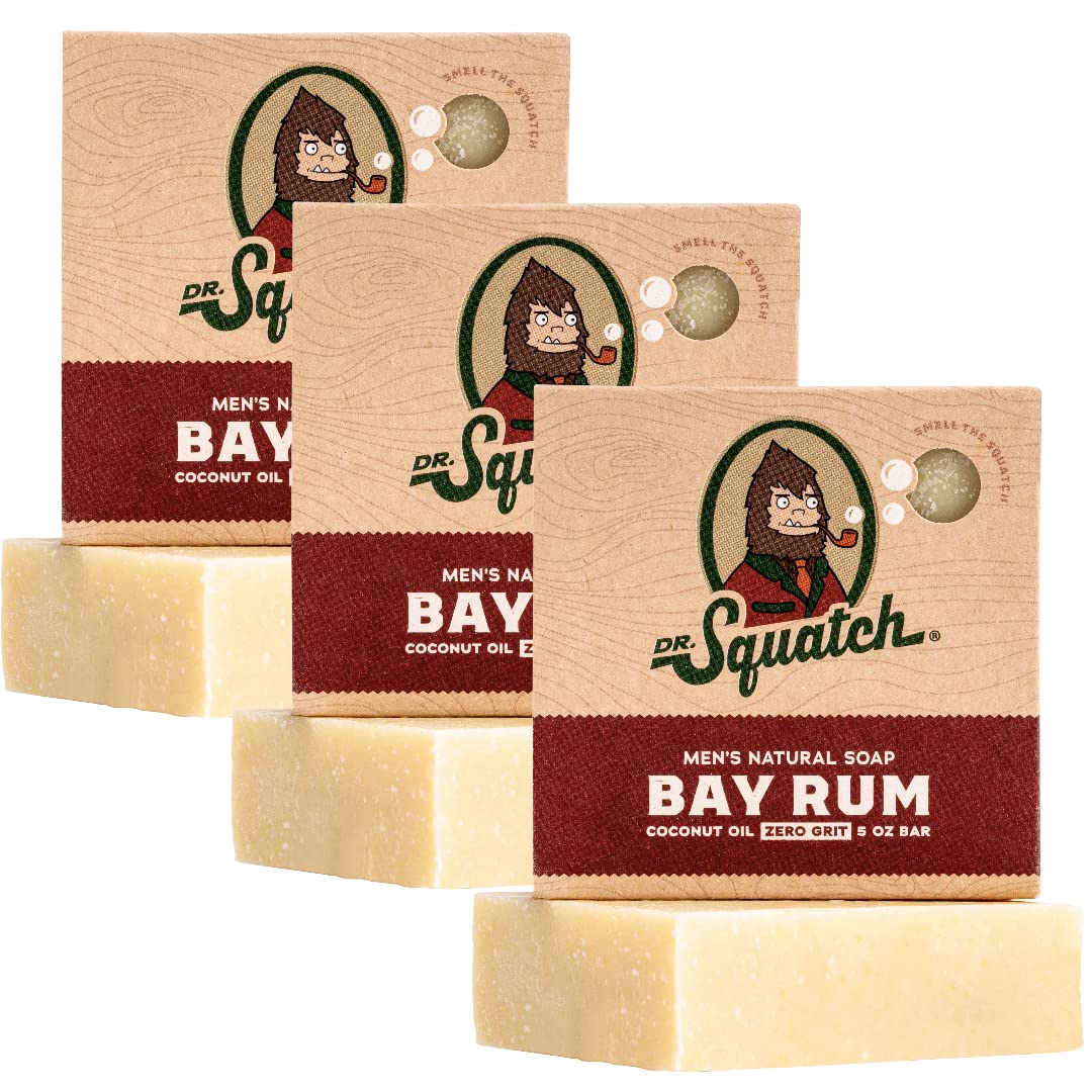 Buy now Dr. Squatch Natural Men’s Bar Soap - Cold Process Body Soap Bar with Natural Oils - Gifts for Men - Pine Tar (5 oz, 3-Pack) at indiglob india