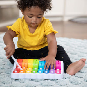 Buy now Fat Brain Toys Rock 'N Roller Piano - Musical Bells for Babies & Toddlers at indiglob india