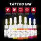 14 pcs Tattoo Ink Set 5ml Tattoo Professional Supply Black Color Set Tattoo Ink Red White Tattoo Ink Tattoo Pigment Set for Body Art Long Lasting - My Store