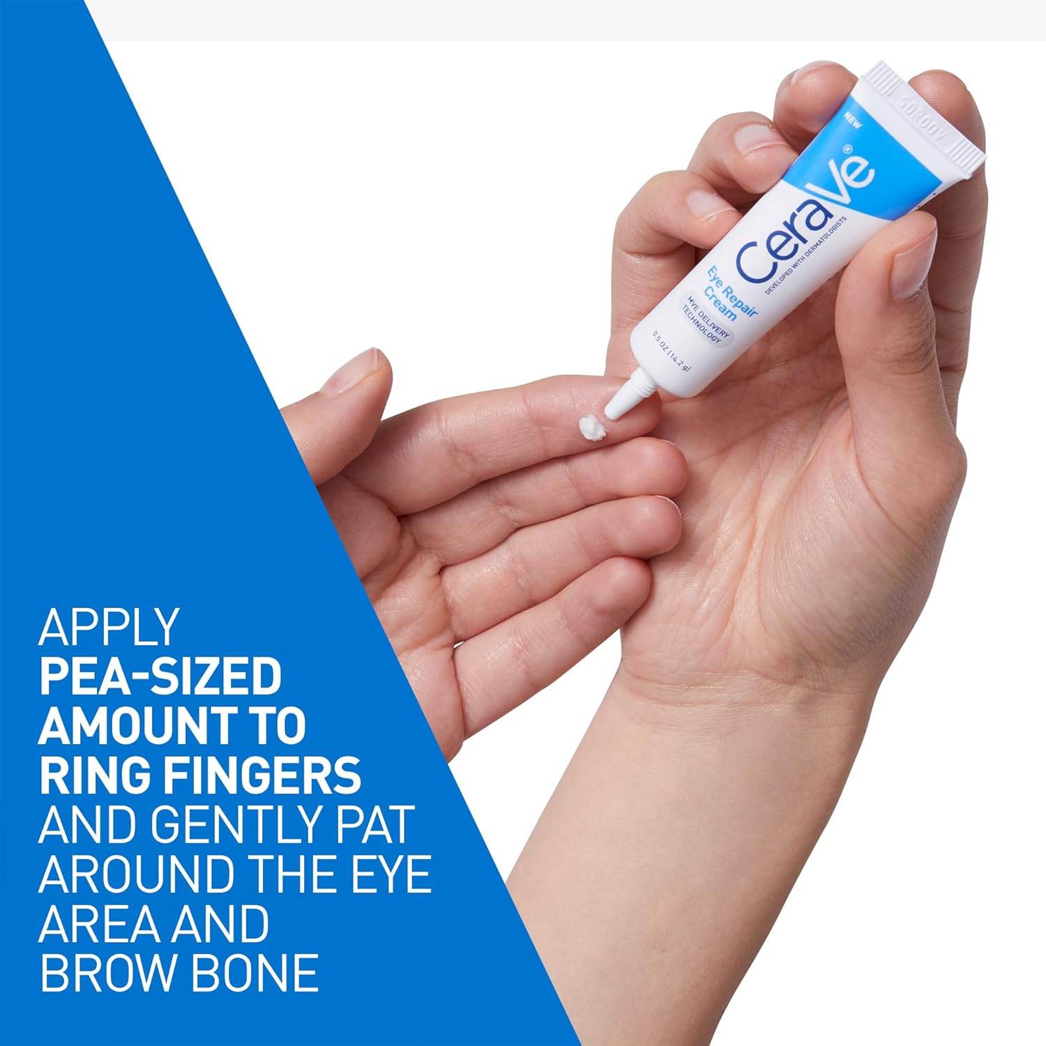 CeraVe Eye Repair Cream, Under Eye Cream For Puffiness And Bags Under Eyes, Hyaluronic Acid + Niacinamide + Marine Botanical Complex, Oil Free & Opthalmologist Tested - My Store