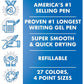 Pilot, G2 Gel Ink Refills, Extra Fine Point 0.5 mm, Blue, Pack of 2