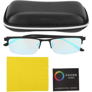 Color Blind Glasses for Men Women, Color Blindness Glasses, Colorblind Correcting Glasses, Flexible Weakness Glasses, Red Green Color Blindness Glasses with Storage Box