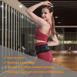 Paskyee Sacroiliac Joint Belt for Women and Men That Alleviates Sciatic, Pelvic, Lower Back, Hip and Sacral Nerve Pain, Breathable Si Belt, Trochanter Brace