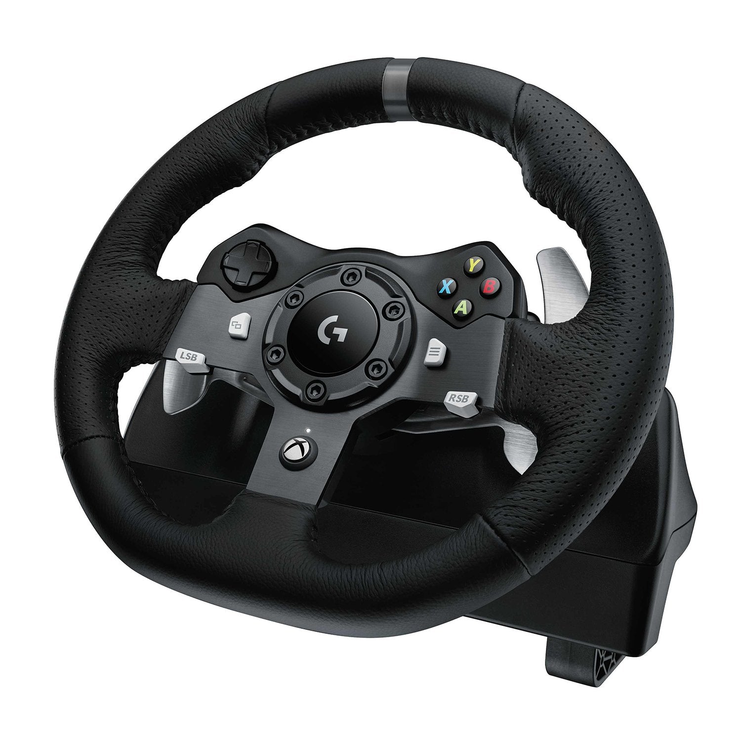 Buy now Logitech G920 Driving Force Racing Wheel for Xbox One and PC - Cable - USB - Xbox One, PC (Renewed) at indiglob india