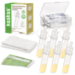 Buy now haakaa Colostrum Collector Kit Breast Milk Collector with Cotton Cloth Wipe and Storage Case, Ready-to-Use, Reusable, 4ml/6pcs at indiglob india