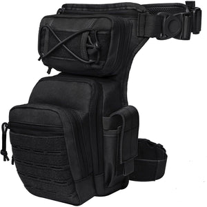 Drop Leg Bag for Men Women Military Tactical Thigh Pack Pouch Multifunctional Tactical Package Outdoor Hiking Thigh Bag