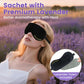 Aroma Season Heated Eye Mask, Warm Eye Compress for Dry Eyes MGD Stye Blephartitis Sinus Migraine, Graphene Heating Element with Natural Lavender Pack (Black)