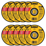 Buy now DeWalt DW8062 4-1/2"x.045"x7/8" Metal Angle Grinder Thin Cutoff Wheel, 10 Pack at indiglob india