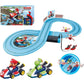 Carrera First Nintendo Mario Kart Slot Car Race Track - Includes 2 Cars: Mario and Yoshi - Battery-Powered Beginner Toy Racing Set for Kids Ages 3 Years and Up
