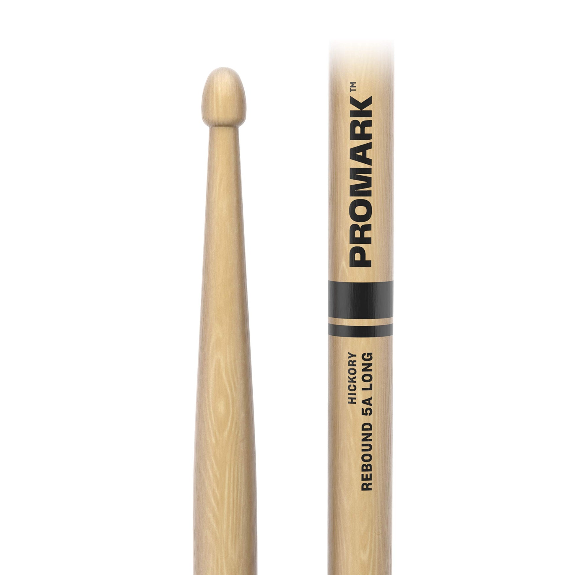 Buy now ProMark Rebound 5A Long Hickory Drumsticks, Acorn Wood Tip, 1 Pair at indiglob india