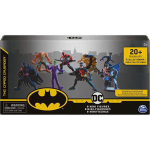 Batman 2-inch Scale 8-Pack of Collectible Mini Action Figures (Amazon Exclusive), Kids Toys for Boys Aged 3 and up