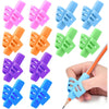 JuneLsy Pencil Grips for Kids Handwriting Pencil gripper Pencil Holder Posture Correction Training Writing AIDS for preschooler Kids toddler Children Special Needs (3 PCS) - 12PCS