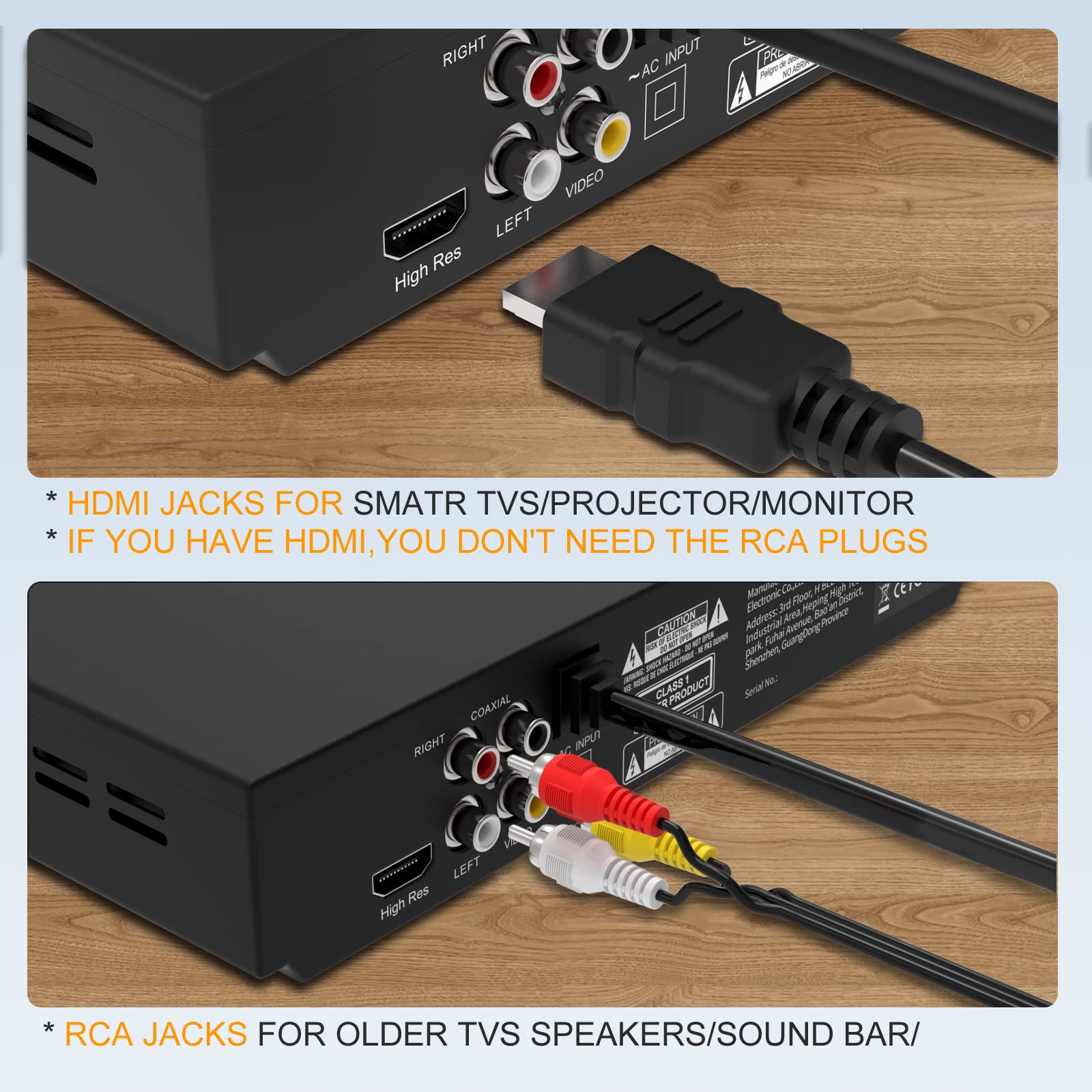 Buy now DVD Player, HDMI Region Free DVD Players for Smart TV, 1080P Upscaling, USB Input, HDMI/RCA Output Cable Included, Breakpoint Memory, Built-in PAL/NTSC, CD Players for Home at indiglob india