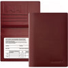 Premium Leather Passport Holder for Travel - RFID Blocking Passport Wallet for Men & Women, Passport Cover with Card Slots, ID Window - Business Travel, Airport Security, Gift for Travelers - Wine Red（zipper）