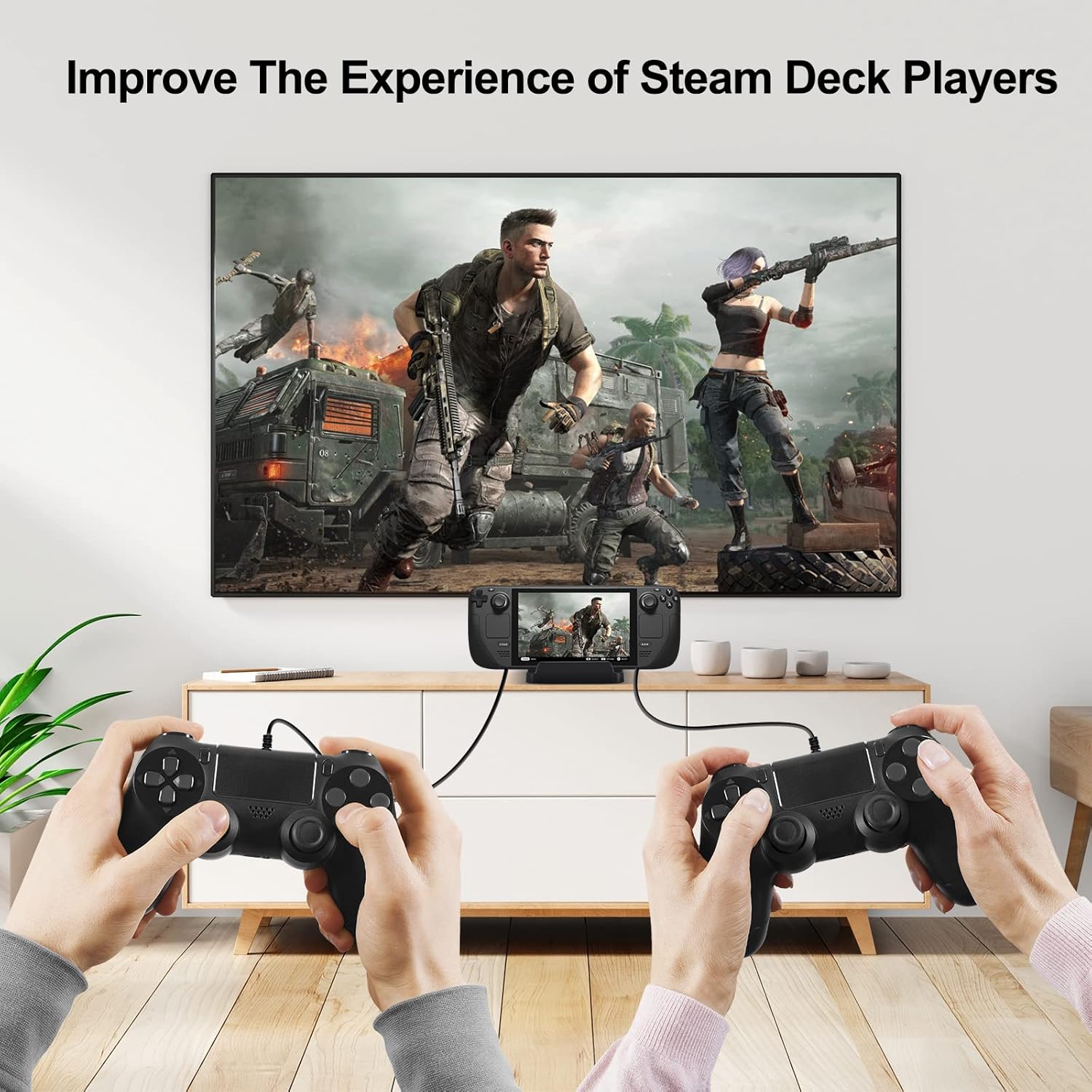 Buy now KUNSLUCK Stand Base for Steam Deck/Nintendo Switch 2, Steam Deck Stand with Anti-Slip Silicone Pad (Black) at indiglob india