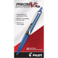 Pilot, Precise V5 RT Refillable & Retractable Rolling Ball Pens, Extra Fine Point 0.5 mm, Blue, Pack of 12