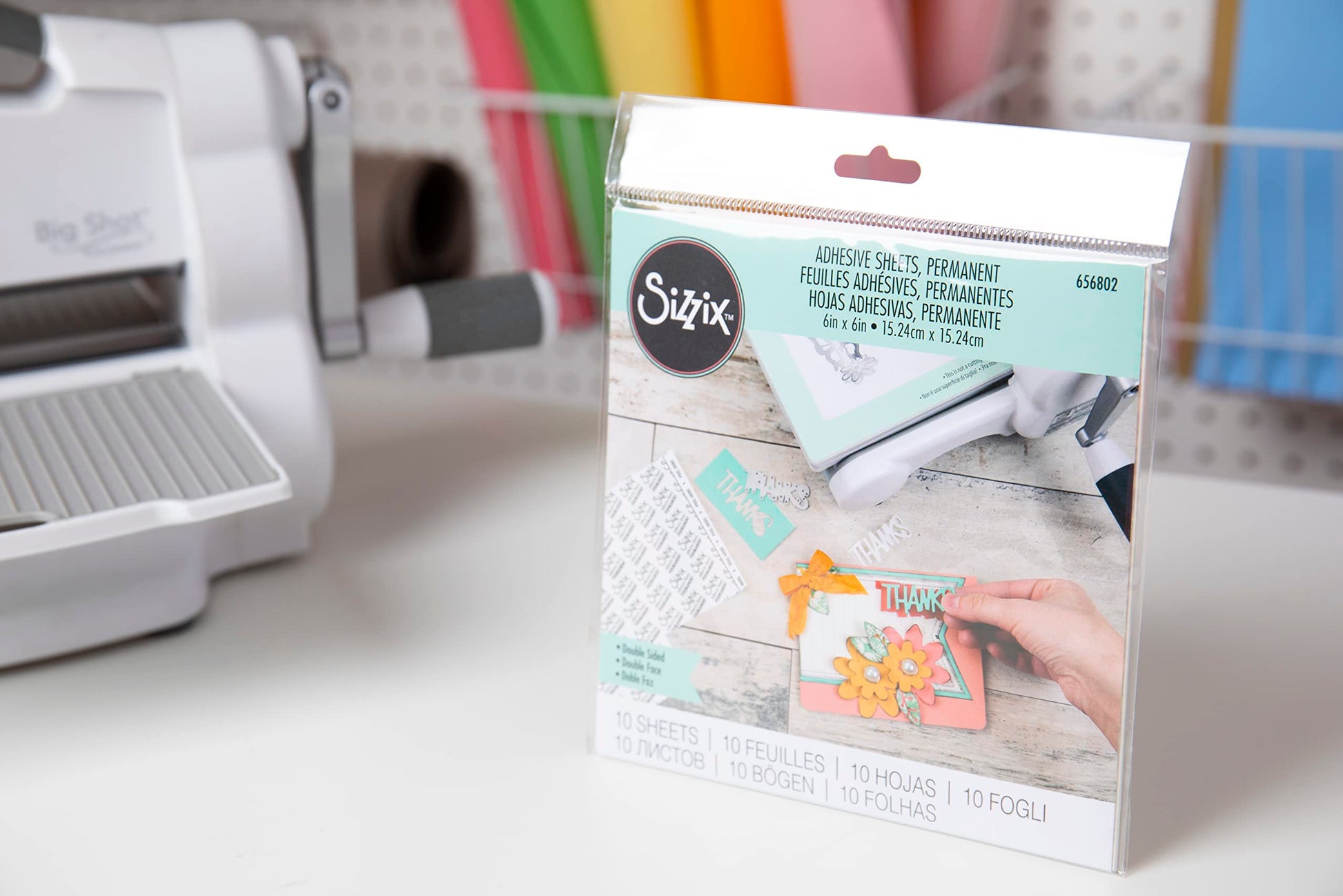 Buy now Sizzix Adhesive Sheets, 6 by 6-Inch, 10/Pack at indiglob india