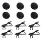 Buy now AUGSUN 18Pcs Lapel Microphone Clips Replacement Kit, 6Pcs Lavalier Mic Clips Metal Tie Clips Lavalier Microphone Clips, 6Pcs Windscreen Foam Cover and 6Pcs Plastic Wire Clips at indiglob india