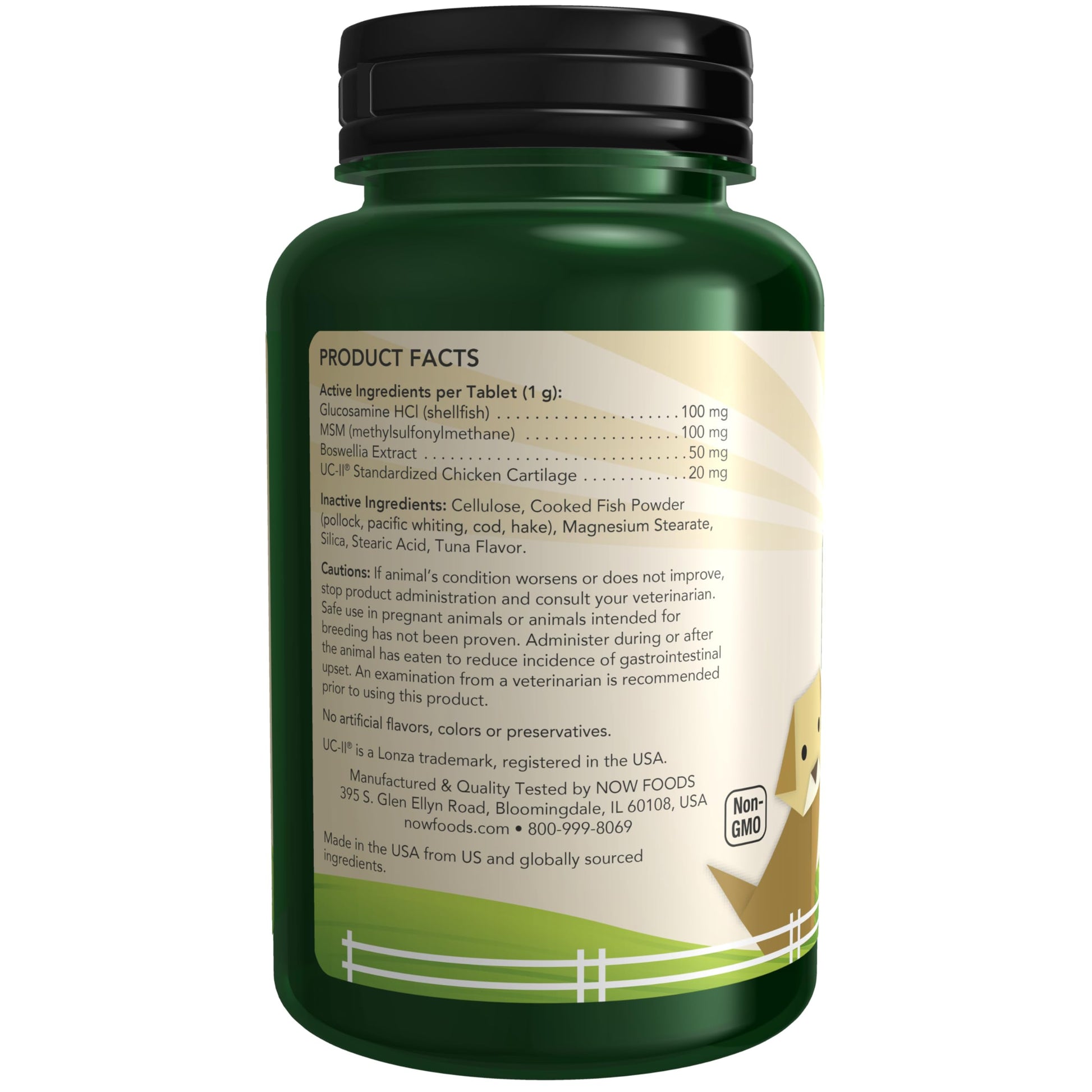 Buy now Now Pets, UC-II?? Advanced Joint Mobility for Dogs and Cats, Veterinarian formulated, Help Maintain Cartilage and Connective Tissue*, 60 Chewable Tablets (60 Grams) at indiglob india