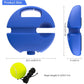 CHEGIF Tennis Trainer Rebound Ball, Solo Training Equipment, Portable Tennis Rebounder Kit, 2 String Balls, Suitable for Beginners Exercise