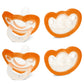 Buy now RaZbaby Jollypop Pacifier for Babies 3 Months and Up, USA Made, Natural Shaped Orthodontic Binky, Lovingly Shared in NICUs & Hospitals Worldwide, Medical-Grade 100% BPA-Free - 2 Pack - Pink Orange at indiglob india