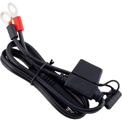 Battery Tender Ring Terminal Harness Accessory Cable - 18 inch Cord Adapter with SAE Quick Disconnect - Easy Quick Convenient for Motorcycles, Cars, ATVs and More - 081-0069-6