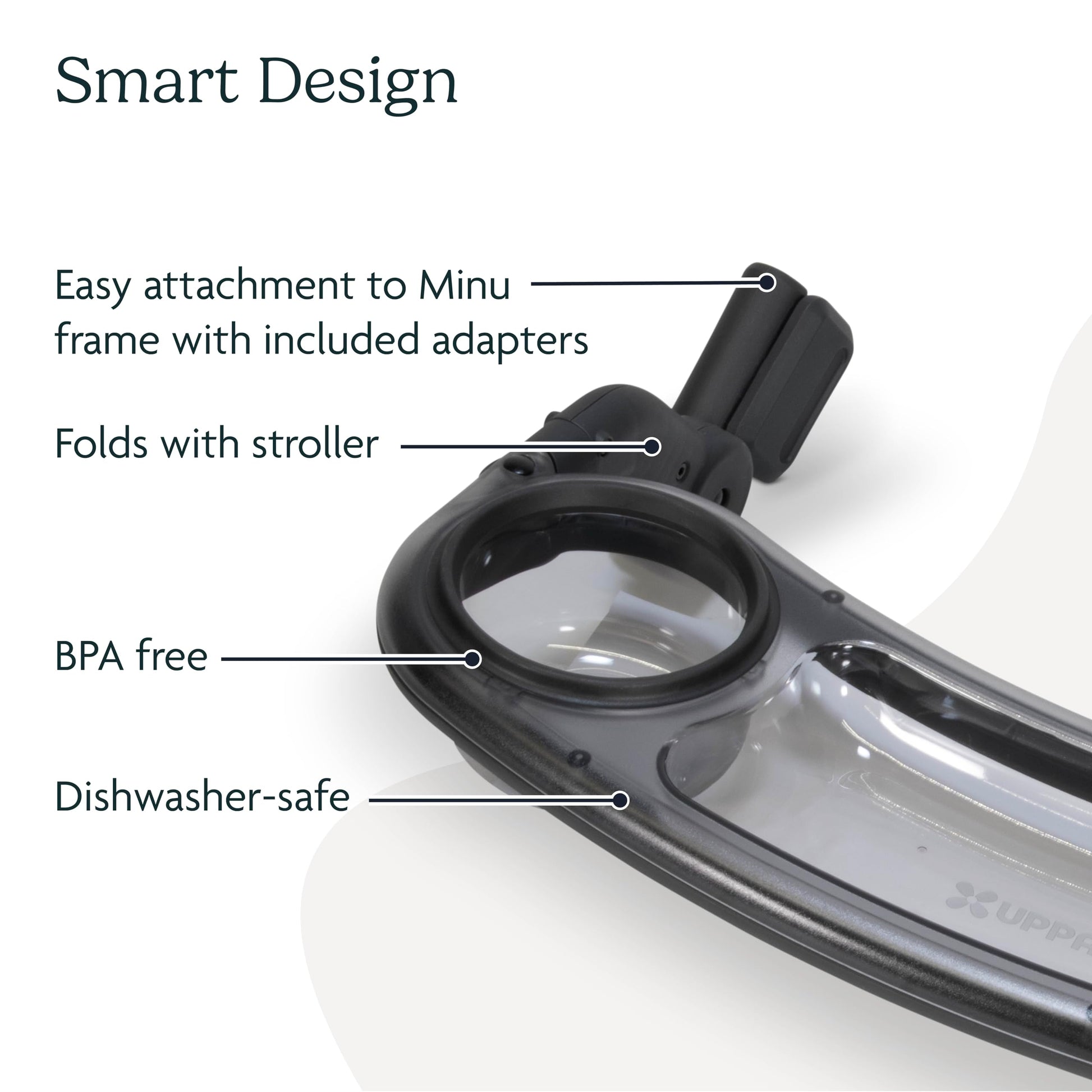 Buy now UPPAbaby Snack Tray for Minu + Minu V2 Stroller/Quick Attachment/Folds with Stroller at indiglob india