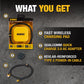 Buy now DEWALT Heavy Duty Wireless Charger, 10W Max Fast Wireless Charging Pad Compatible with iPhone 17/16/15/14/13/12/11/X/8 Pro Max Plus Samsung Galaxy S22/S21 AirPods (Type C Cable/AC Adapter Included) at indiglob india