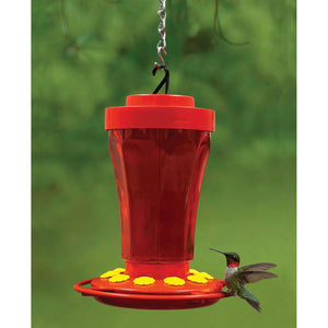 First Nature 3090 32-ounce Hummingbird Flower Feeder