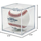 BallQube Baseball Display Case, UV Protected Square Clear Baseball Cube Memorabilia Display & Storage Sports Baseball Display Box Holder